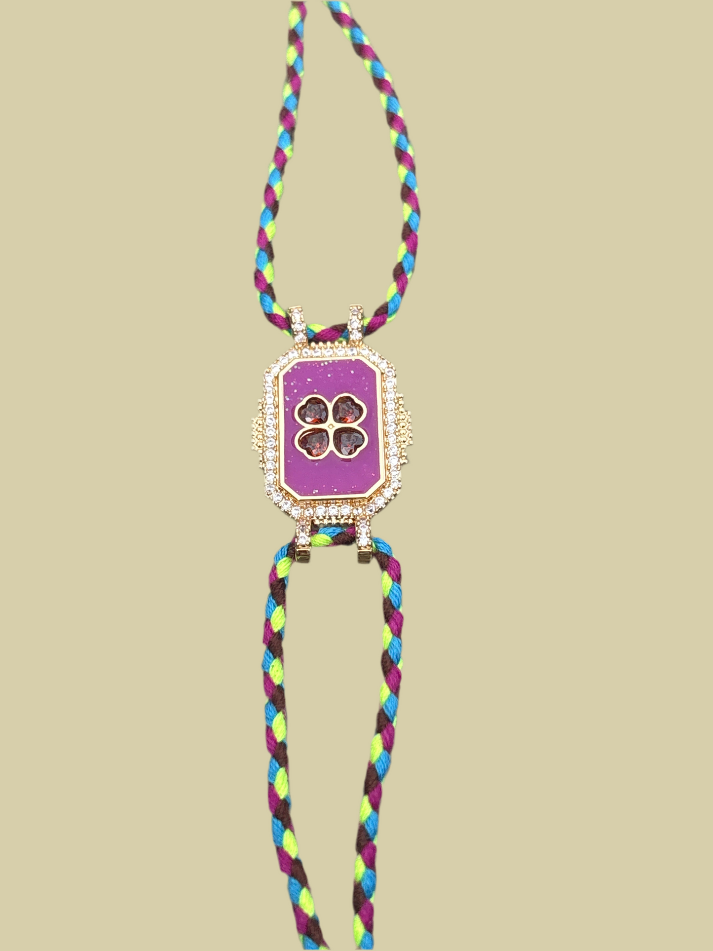 Jewelled Clover bracelet