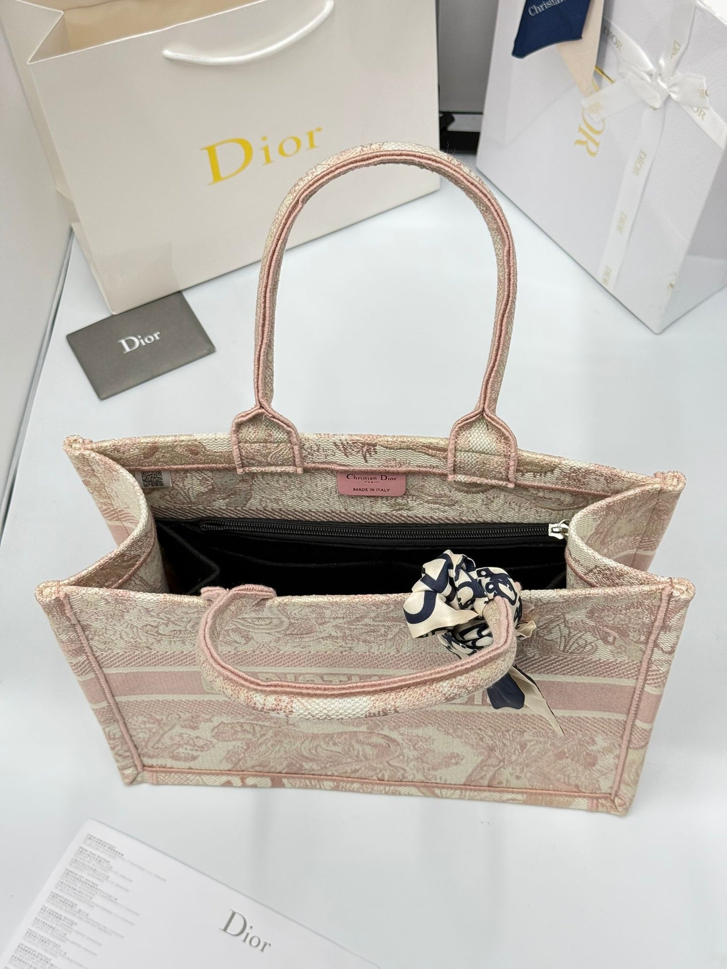Printed Pink Logo Bag Medium