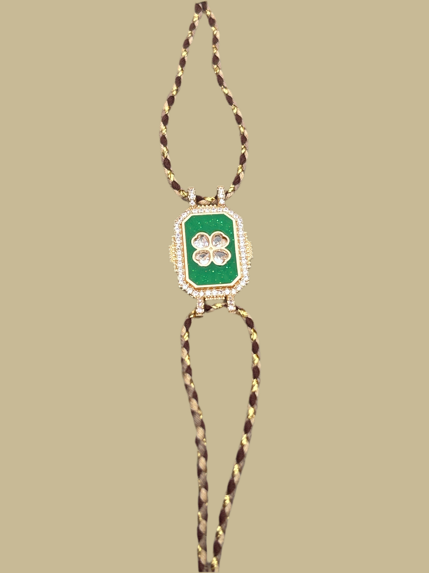 Jewelled Clover bracelet