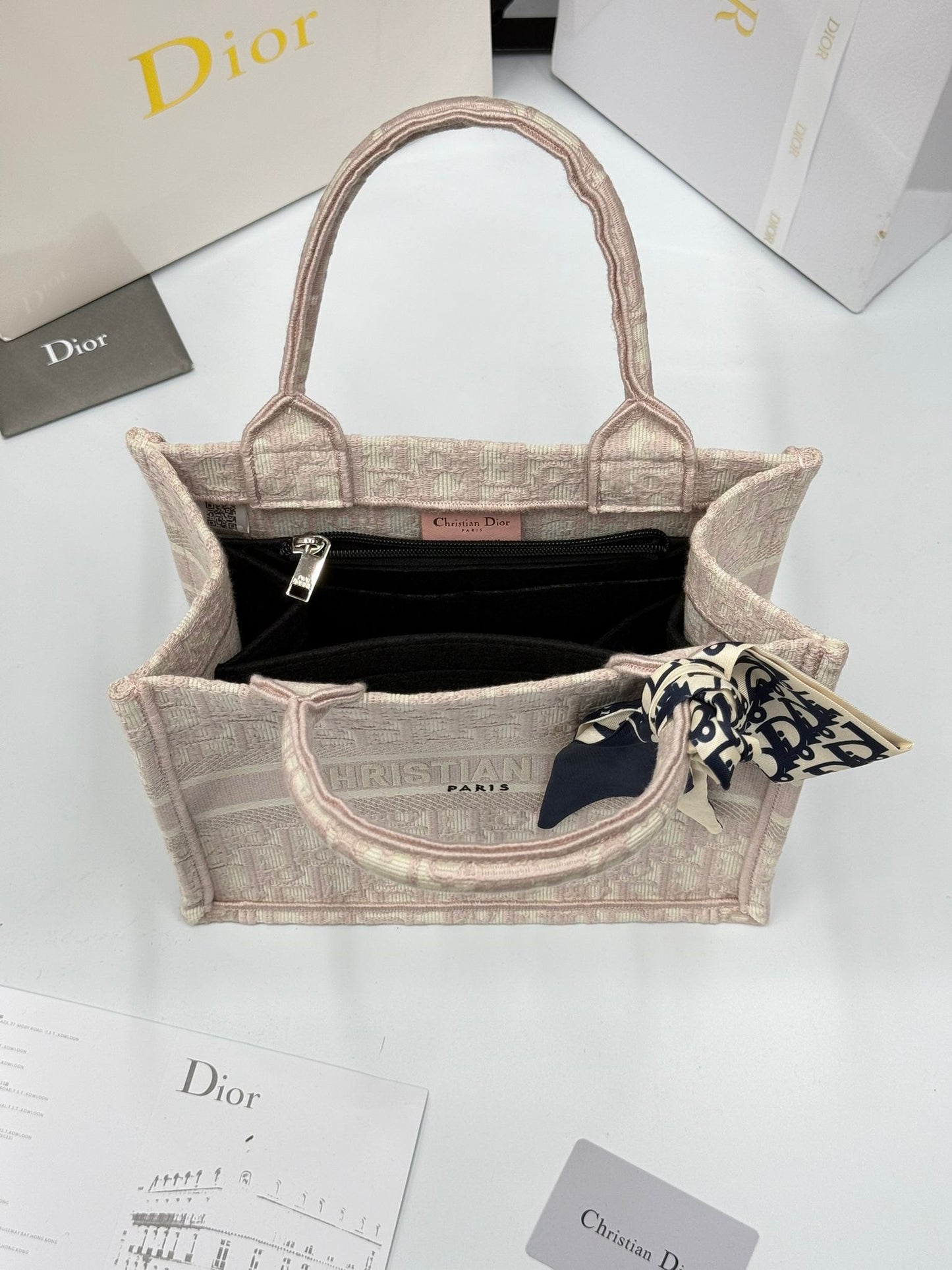 Printed Pink Logo Bag Medium